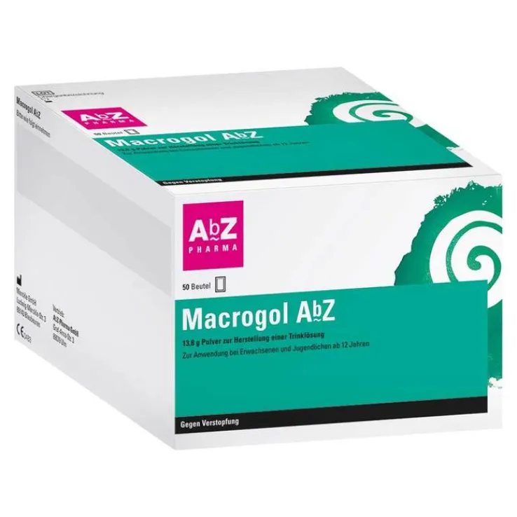 Macrogol AbZ Pulver zur Herstellung einer Lösung zum Einnehmen, 50 St