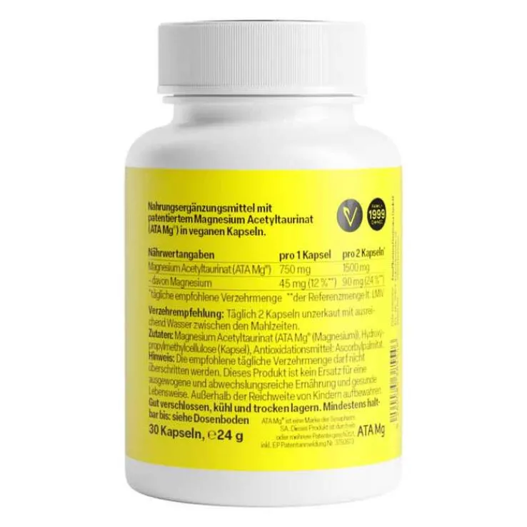 Magnesium Acetyltaurinat Zeinpharma Kapseln, 30 St