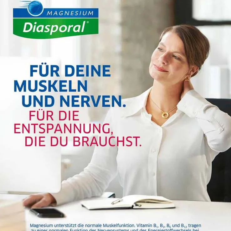 Magnesium Diasporal pro B-Vitamin-Komplex Muskeln + Nerven direkt Direktgranulat , 30 St