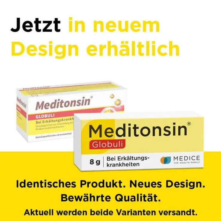 Meditonsin Globuli bei Erkältung, 8 g