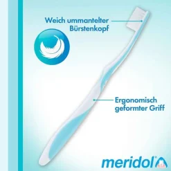Meridol Zahnbürste sanft Doppelpack, 2 St