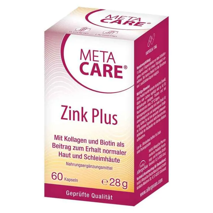 Meta Care Zink + Kapseln, 60 St