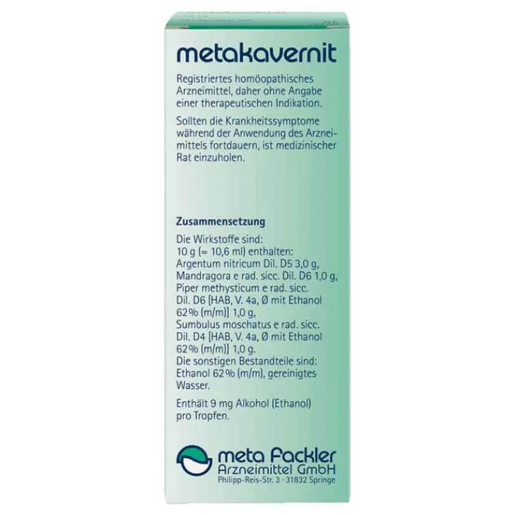 Metakavernit Tropfen, 100 ml