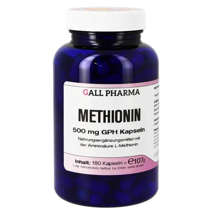 Methionin 500 mg GPH Kapseln, 180 St