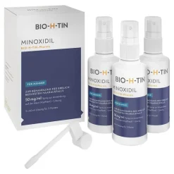 Minoxidil BIO-H-TIN-Pharma 50 mg/ml Spray für Männer, 3X60 ml