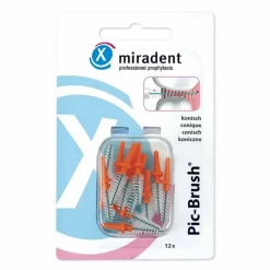 Miradent Interdentalbürste Pic-Brush coni orange, 12 St
