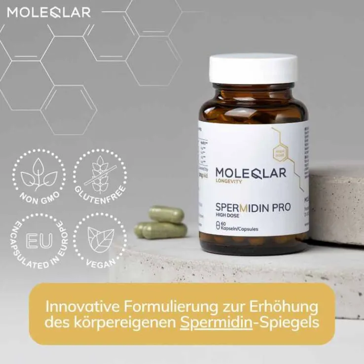 Moleqlar Longevity Spermidin pro Kapseln, 60 St