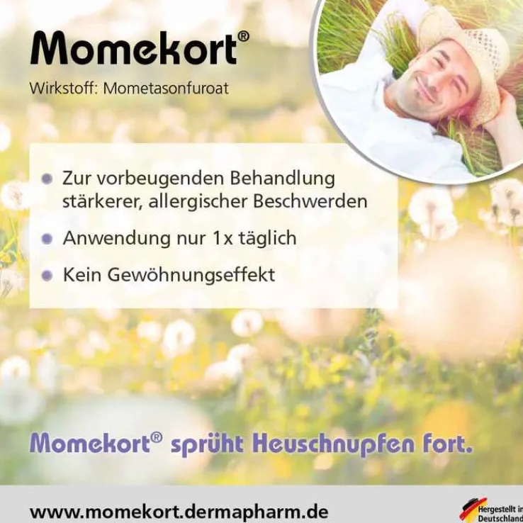 Momekort 50 µg / Sprühst. Nasenspray Suspension, 18 g