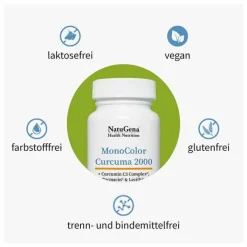 Monocolor Curcuma 2000 Kapseln, 90 St