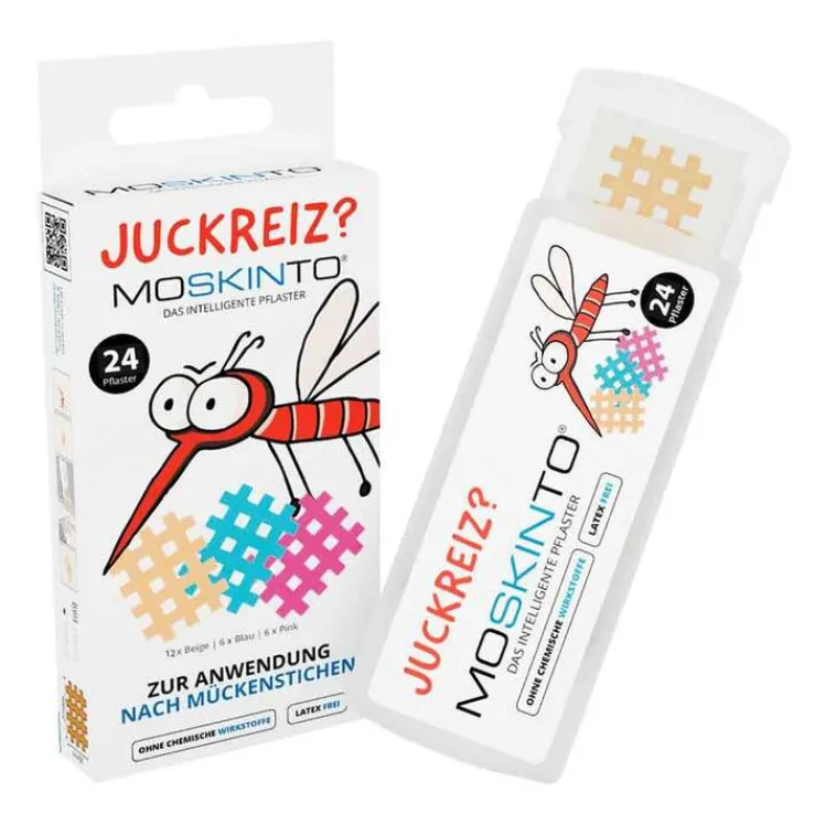 Moskinto Pflaster color Hängefaltschachtel Euro, 24 St