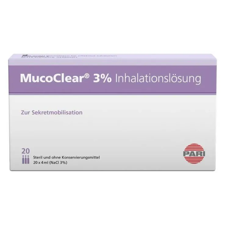 Mucoclear 3% Nacl Inhalationslösung, 20X4 ml