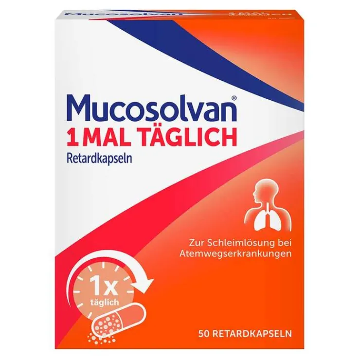 Mucosolvan 1x täglich Retardkapseln, 50 St