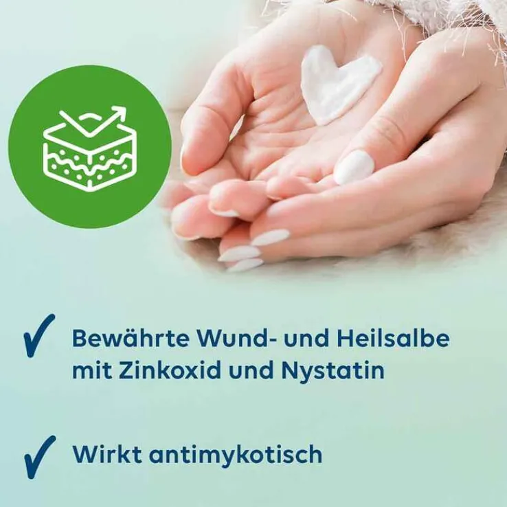 Multilind Heilsalbe mit Nystatin und Zinkoxid, 25 g