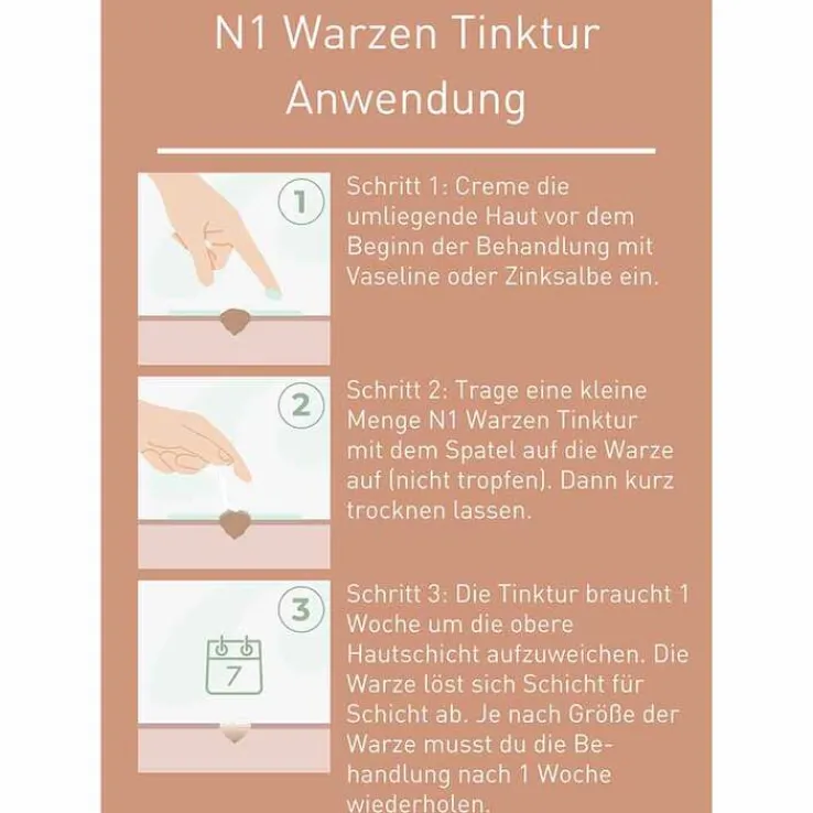 N1 Warzen Tinktur, 2 ml