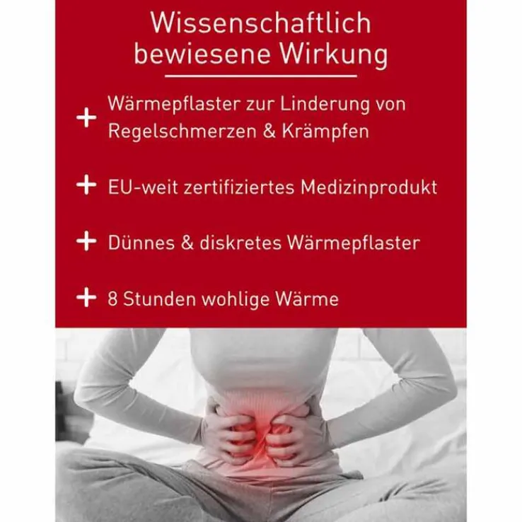 N1 Wärmepflaster bei Regelschmerzen, 4 St