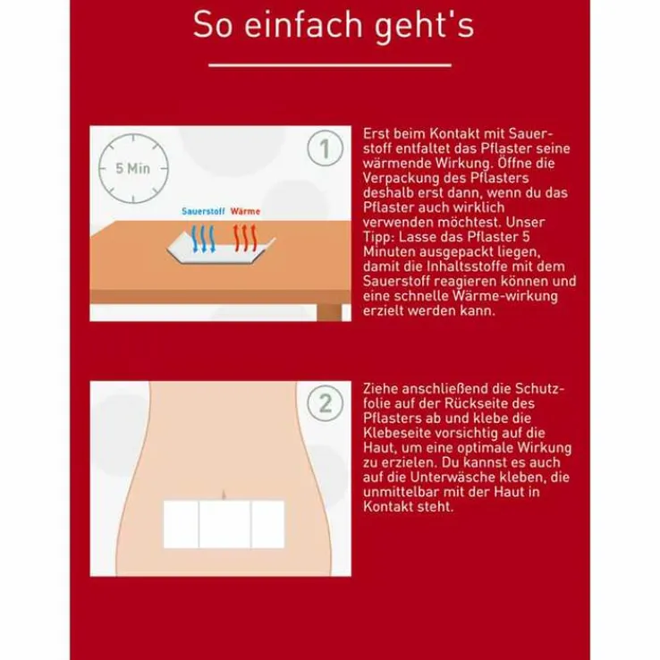 N1 Wärmepflaster bei Regelschmerzen, 4 St