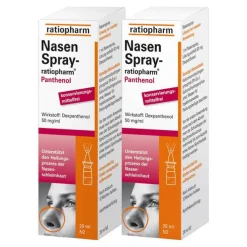 Nasenspray ratiopharm Panthenol, 2x20 ml