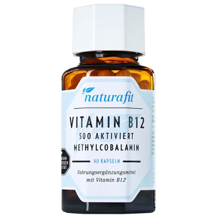 Naturafit Vitamin B12 500 aktiviert Kapseln, 90 St