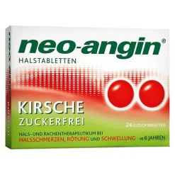 neo-angin Halstabletten Kirsche zuckerfrei, 24 St