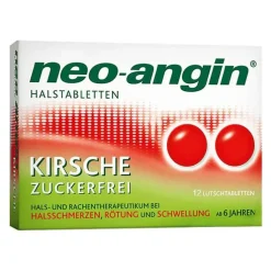 neo-angin Halstabletten Kirsche zuckerfrei, 12 St