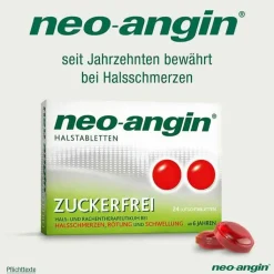 neo-angin Halstabletten zuckerfrei, 24 St