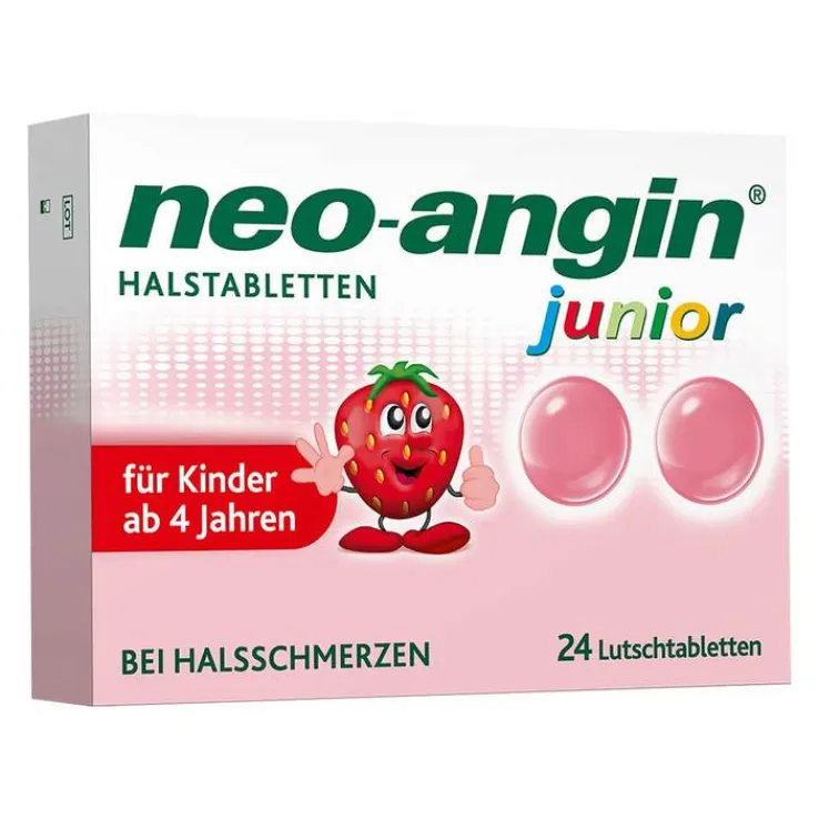 neo-angin® junior Halstabletten, 24 St