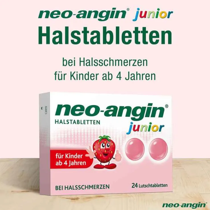 neo-angin® junior Halstabletten, 24 St