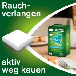 nicorette Kaugummi whitemint, 2 mg Nikotin, 105 St
