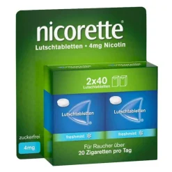 nicorette Lutschtabletten, 4 mg Nikotin, 80 St