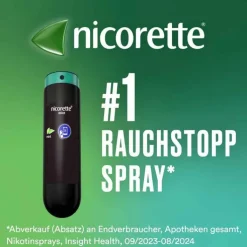 nicorette Mint Spray mit 1 mg Nikotin pro Sprühstoß, 1 St