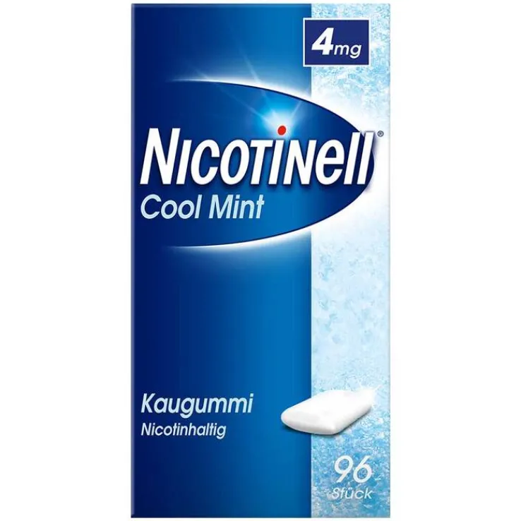 NICOTINELL Kaugummi 4 mg Cool Mint (Minz-Geschmack), 96 St