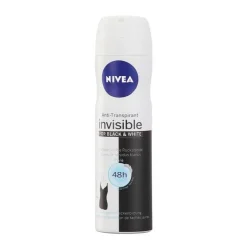 NIVEA Deo Spray Invisible Black & White Clear, 150 ml