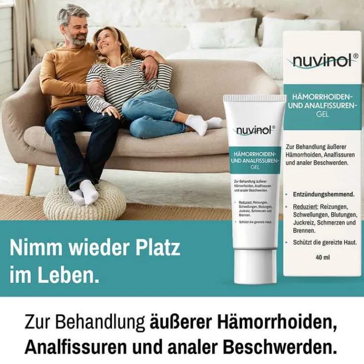 Nuvinol Hämorrhoiden-Gel und Analfissuren-Gel, 40 ml