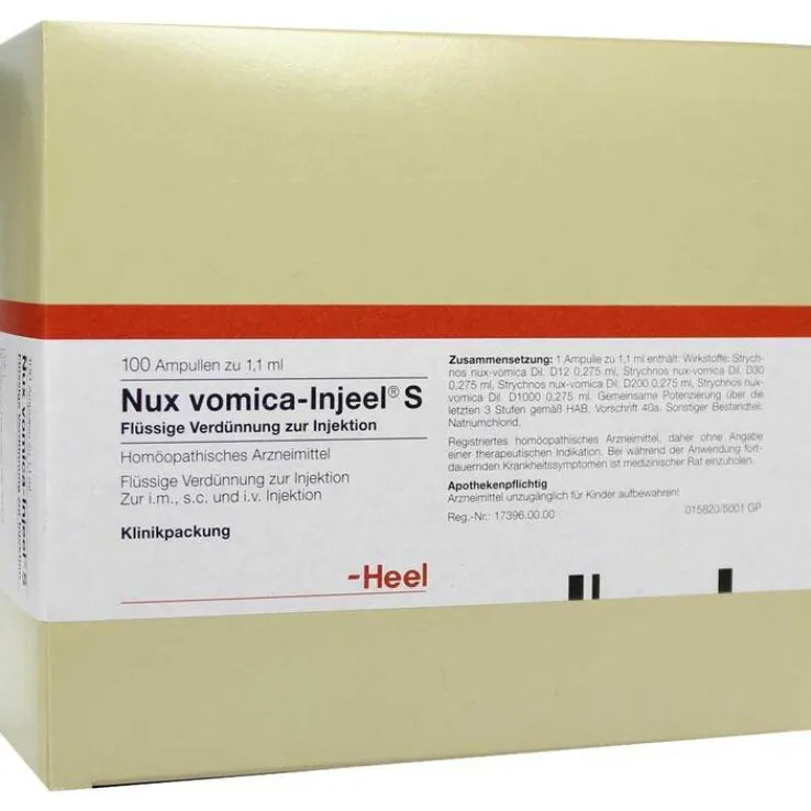 Nux vomica Injeel S Ampullen, 100 St