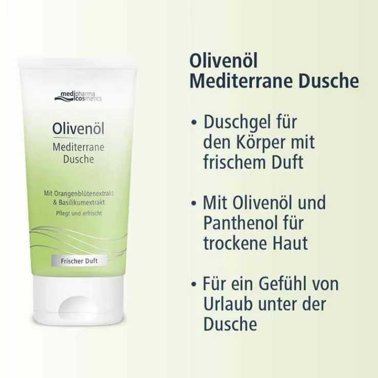 Olivenöl Mediterrane Dusche, 150 ml