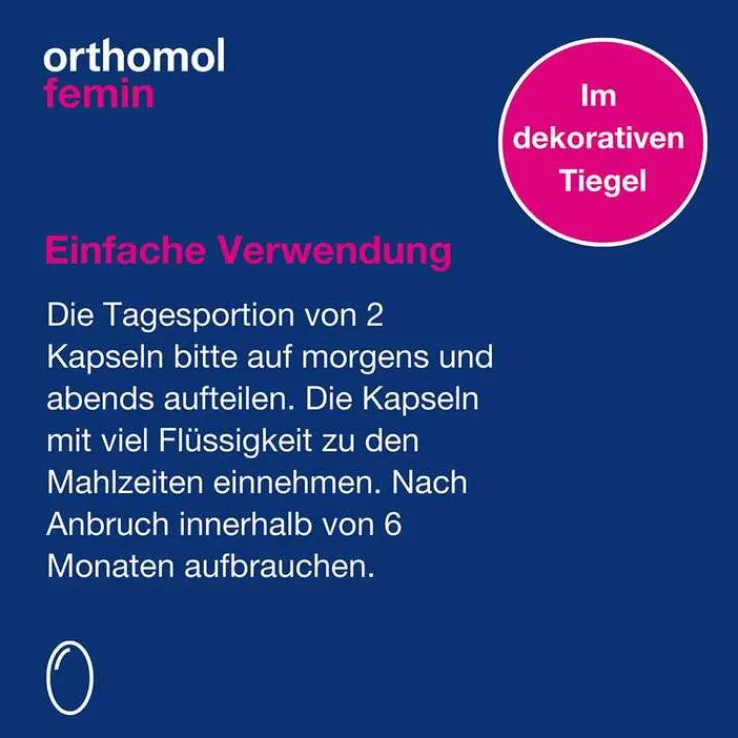 Orthomol Femin Kapseln, 60 St