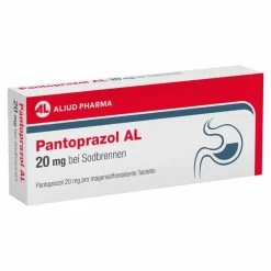 Pantoprazol AL 20 mg bei Sodbrennen, 7 St