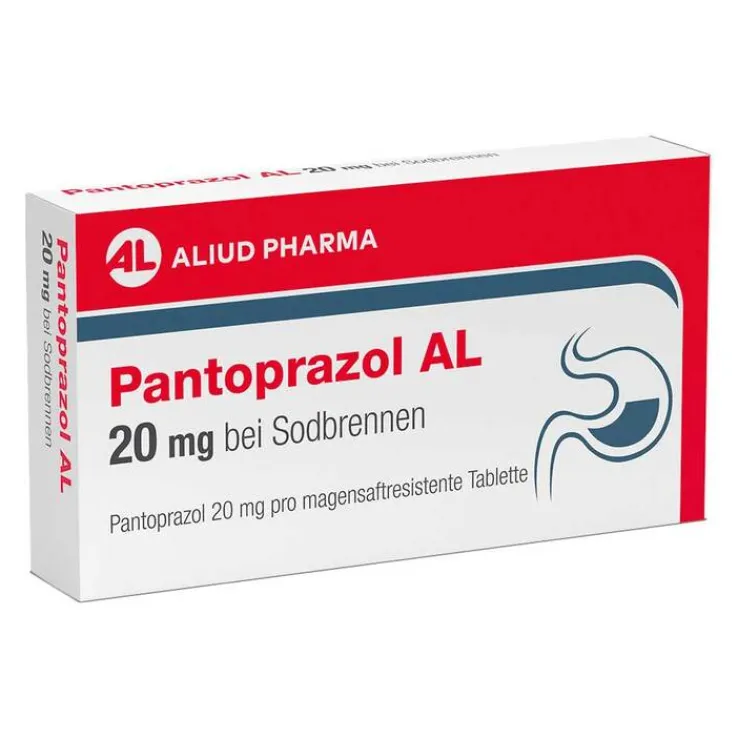 Pantoprazol AL 20 mg bei Sodbrennen, 14 St