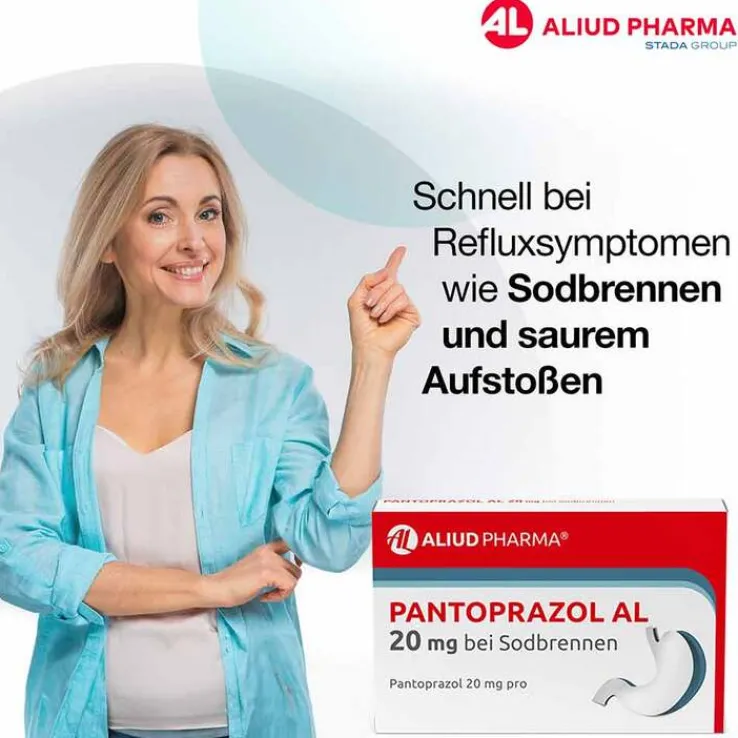 Pantoprazol AL 20 mg bei Sodbrennen, 14 St