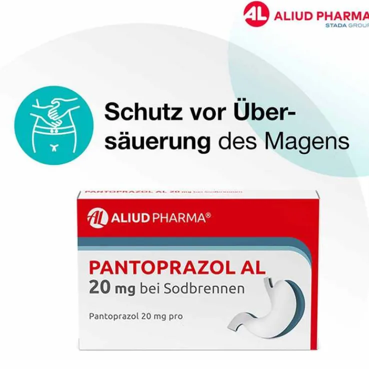 Pantoprazol AL 20 mg bei Sodbrennen, 14 St