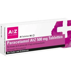 Paracetamol AbZ 500 mg Tabletten, 20 St