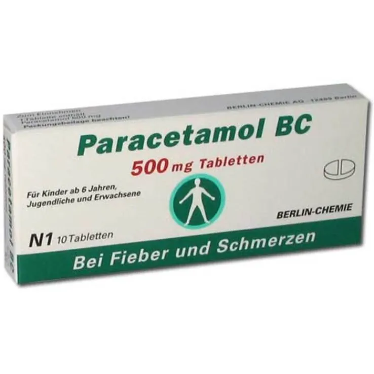 Paracetamol BC 500 mg Tabletten, 10 St