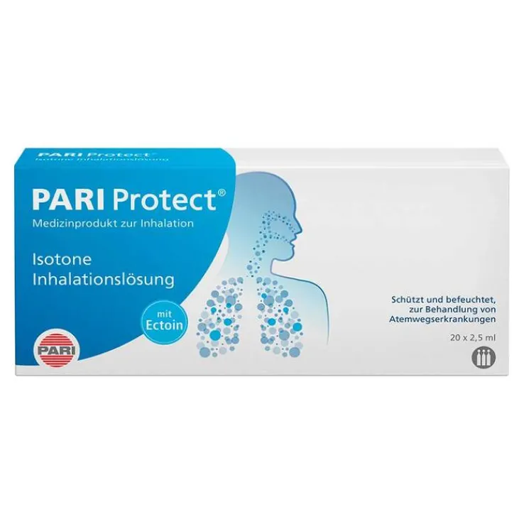 Pari Protect Inhalationslösung mit Ectoin Ampullen, 20X2.5 ml