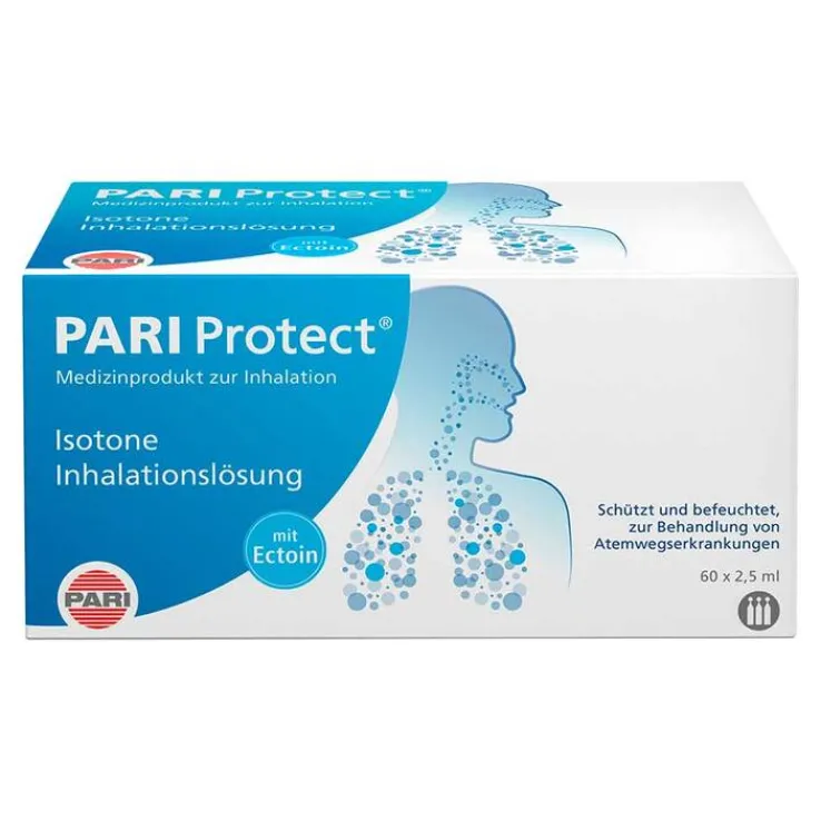 Pari Protect Inhalationslösung mit Ectoin Ampullen, 60X2.5 ml