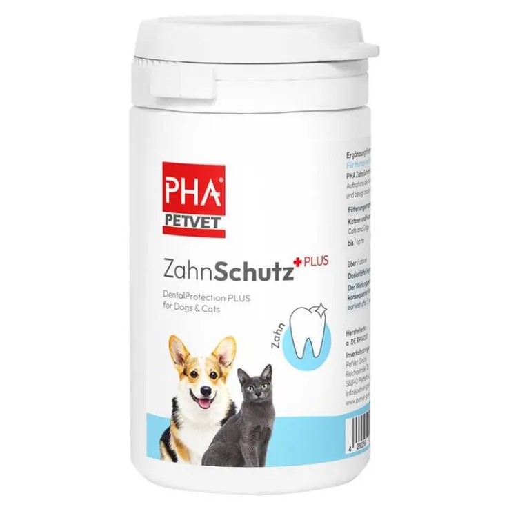 PHA Zahnschutz Plus Pulver für Hunde / Katzen, 60 g