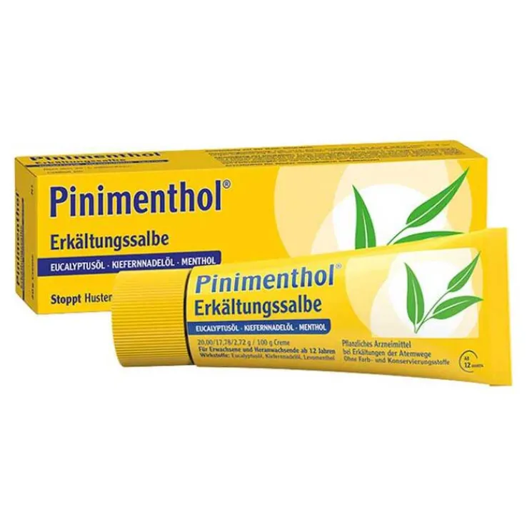 Pinimenthol® Erkältungssalbe Eucalyptusöl Kiefernnadelöl Menthol, 50 g
