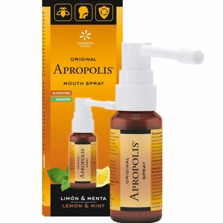 Propolis Spray Zitrone & Minze Apropolis, 30 ml