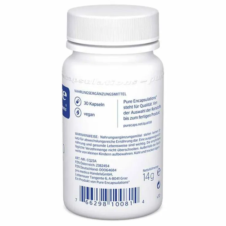 Pure Encapsulations CoQ10 250 mg Kapseln, 30 St