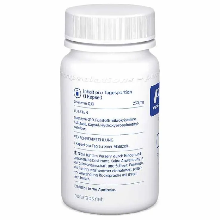 Pure Encapsulations CoQ10 250 mg Kapseln, 30 St