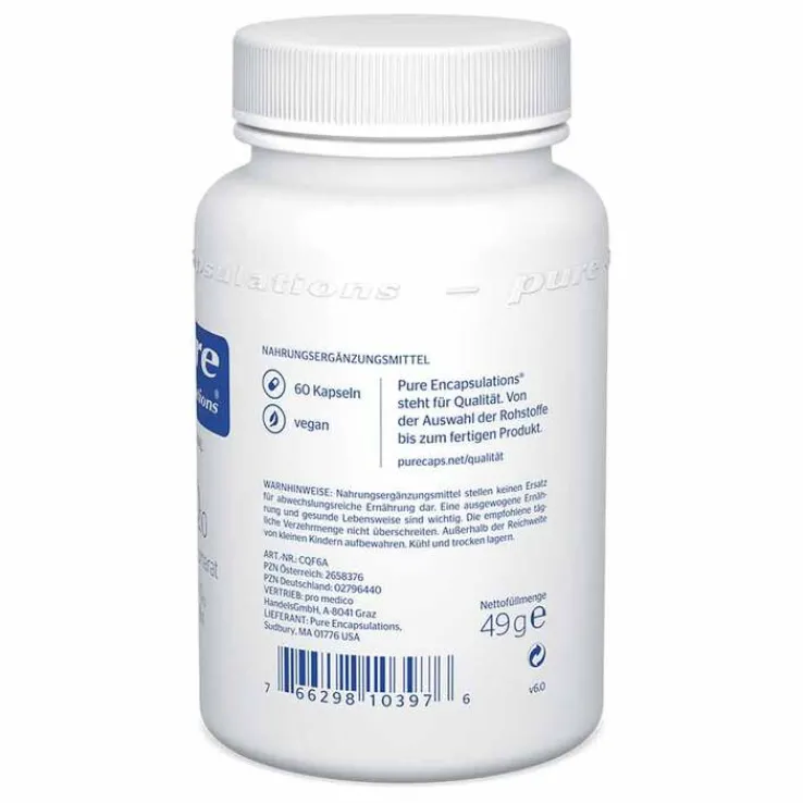 Pure Encapsulations CoQ10 L Carnitin Fumarat Kapseln, 60 St